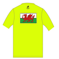Performance Training Top Short Sleeve (Welsh Flag)