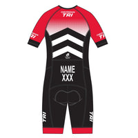 PERFORMANCE Aero Short Sleeve Tri Suit - With Name Personalisation