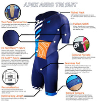APEX Aero Short Sleeve Tri Suit Champion System UK