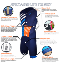 APEX Aero Lite Short Sleeve Tri Suit Champion System UK