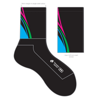 Sublimated Sock 6 Inch