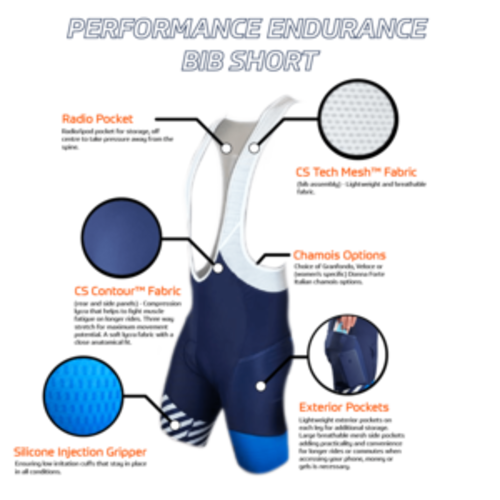 PERFORMANCE Endurance Bib Shorts