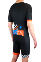 PERFORMANCE Aero Short Sleeve Tri Suit (Long Body)