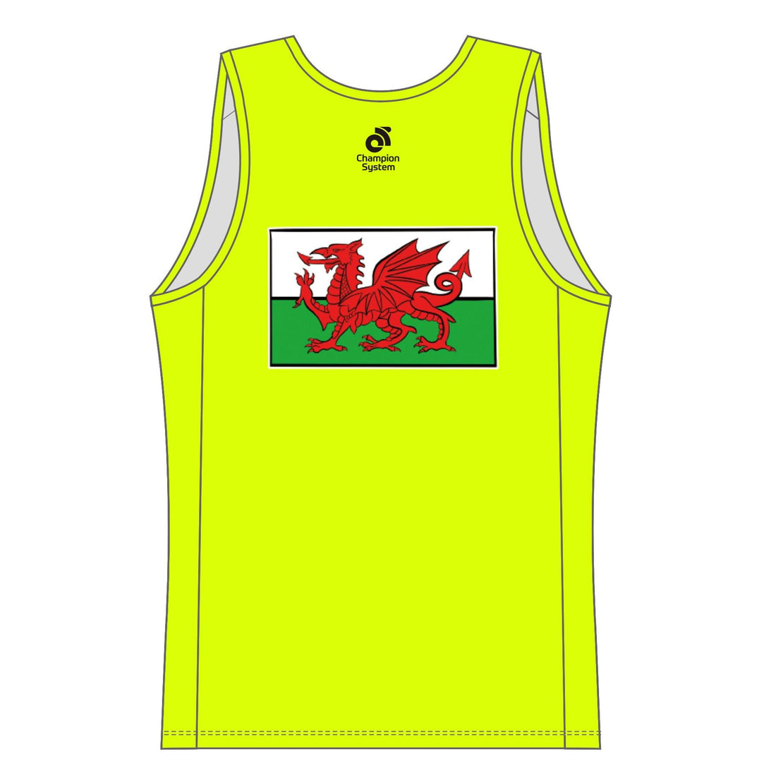 Performance Lite Run Singlet  (Welsh Flag)