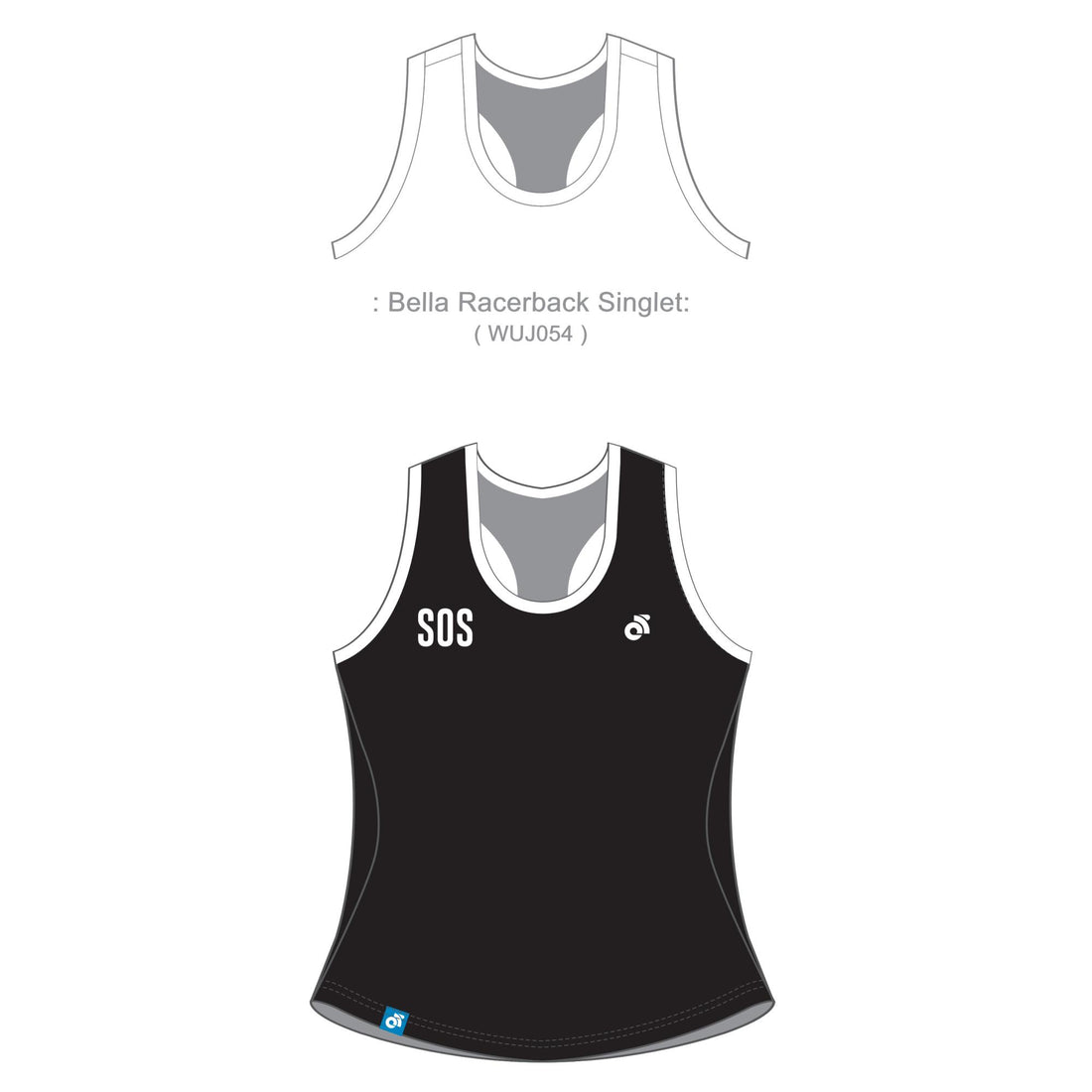 Bella Racerback Singlet