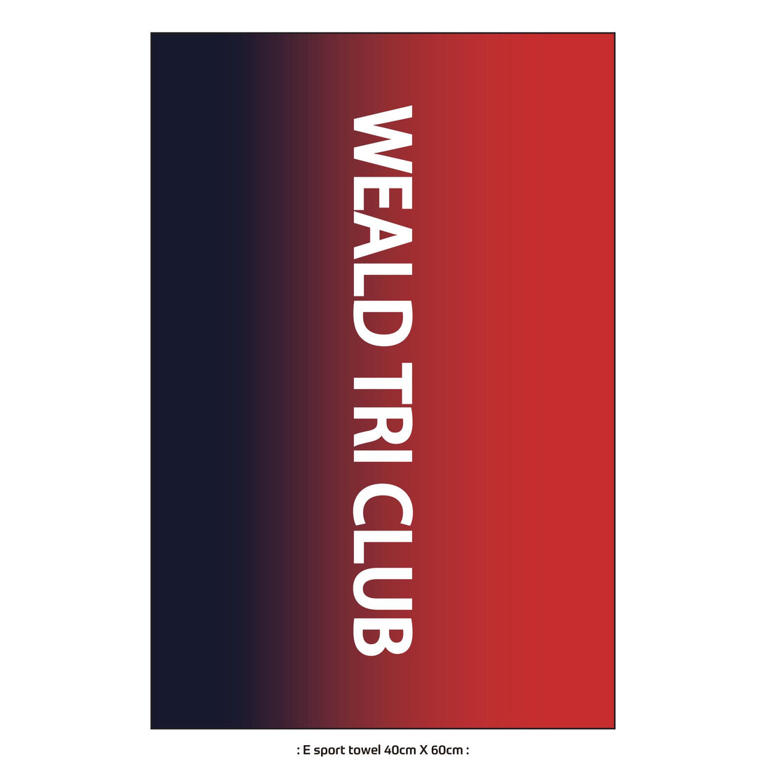 PERFORMANCE E sport towel 40cm X 60cm