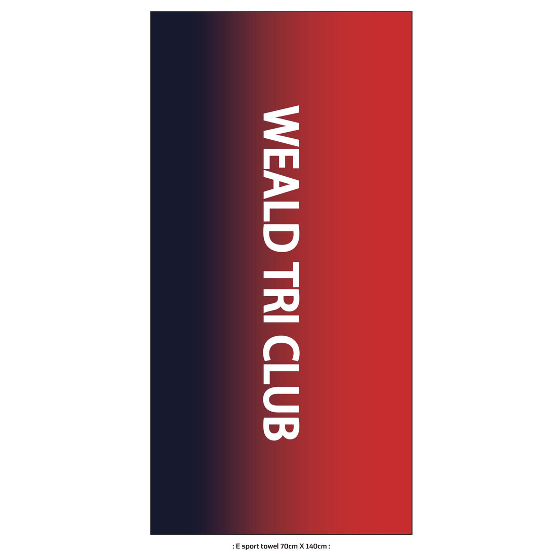 PERFORMANCE E sport towel 70cm X 140cm