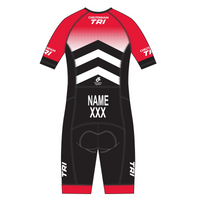 PERFORMANCE Aero Short Sleeve Tri Suit - With Name Personalisation