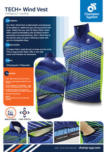Tech+ Wind Vest (Men’s Design)