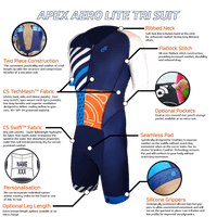 APEX Aero Lite Short Sleeve Tri Suit